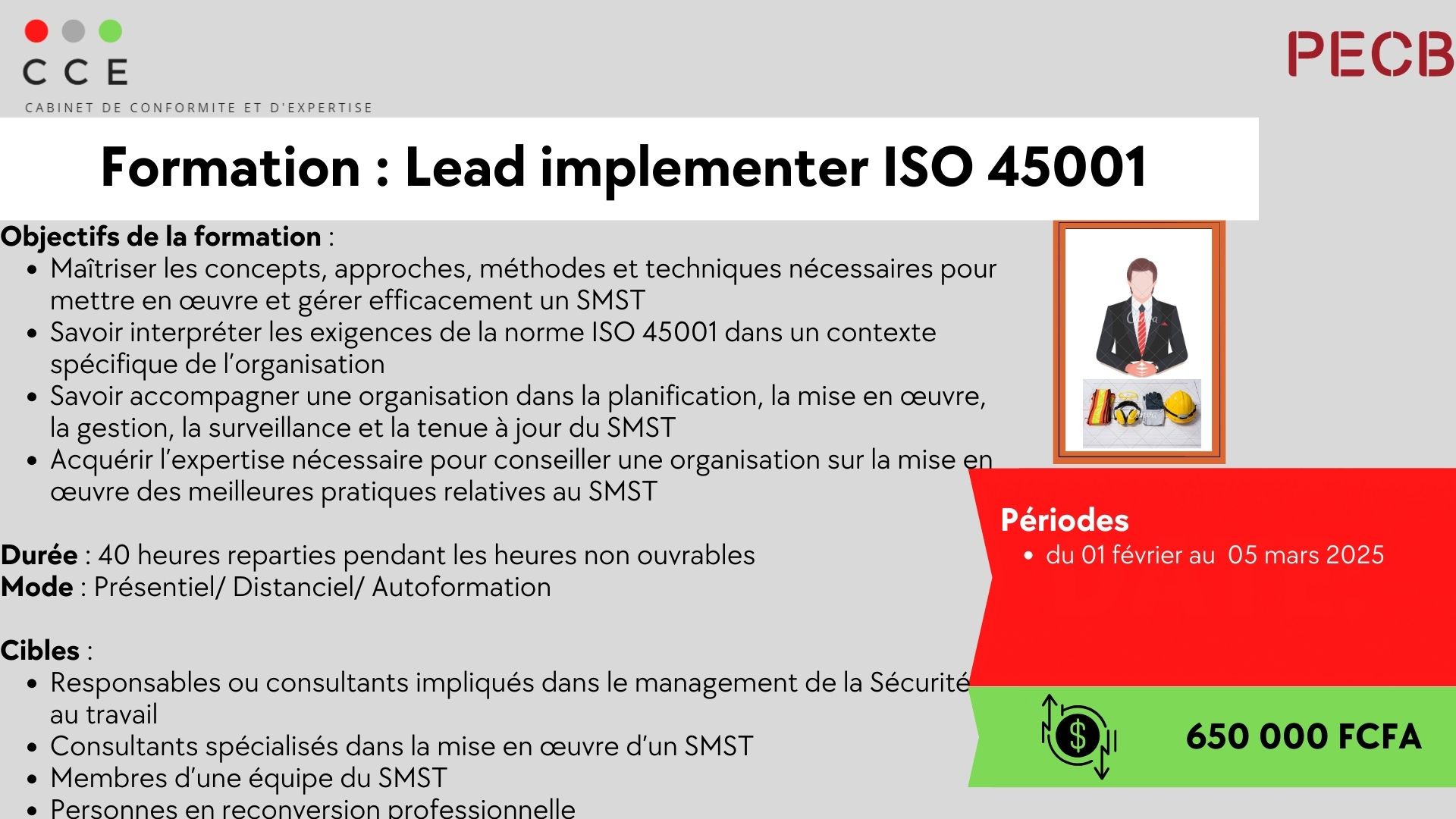 CABINET DE CONFORMITE ET D'EXPERTISE